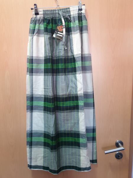 Sarong and Trousers/ Sarung Celana - Green Checked